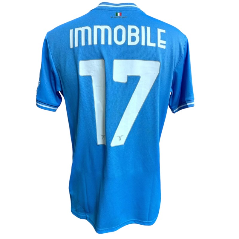 Maglia Immobile unwashed Lazio vs Atletico Madrid 2023 