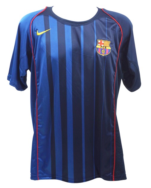 Xavi Hernandez's Barcelona Signed Replica Shirt - CharityStars