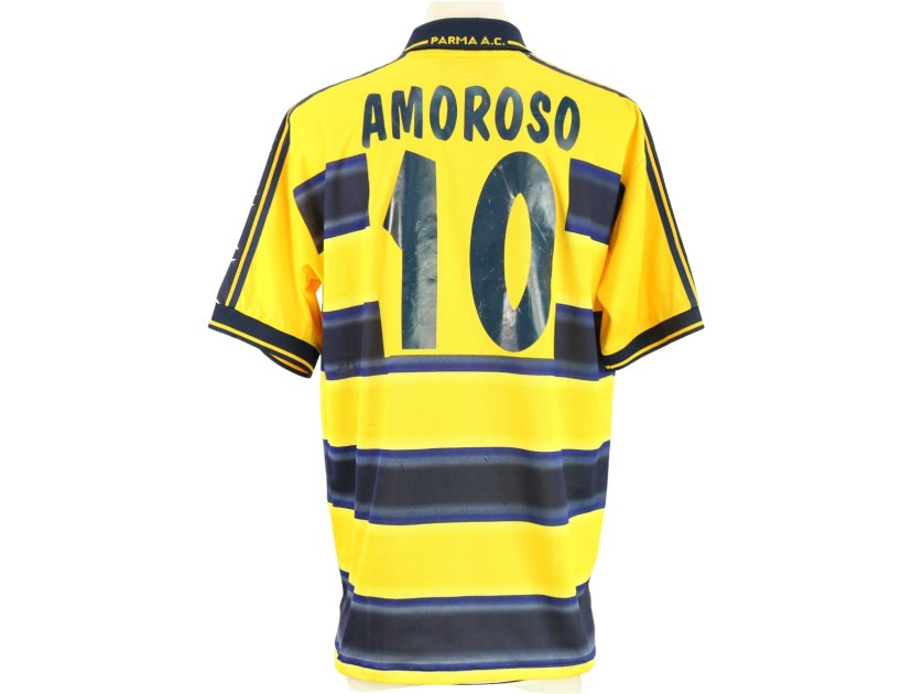 Amoroso's Match-Worn Shirt, Parma vs Juventus 2001