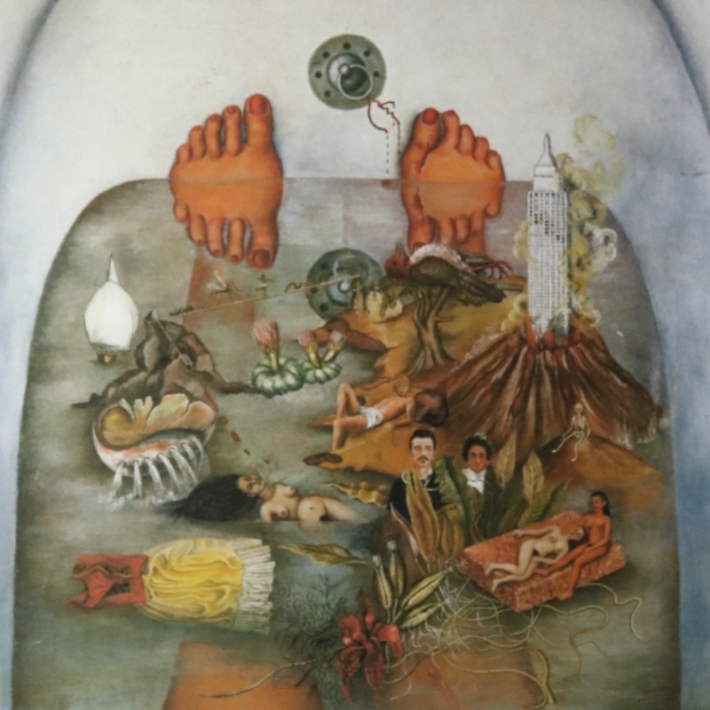 "What the Water Gave Me" Frida Kahlo Signed Offset Lithograph