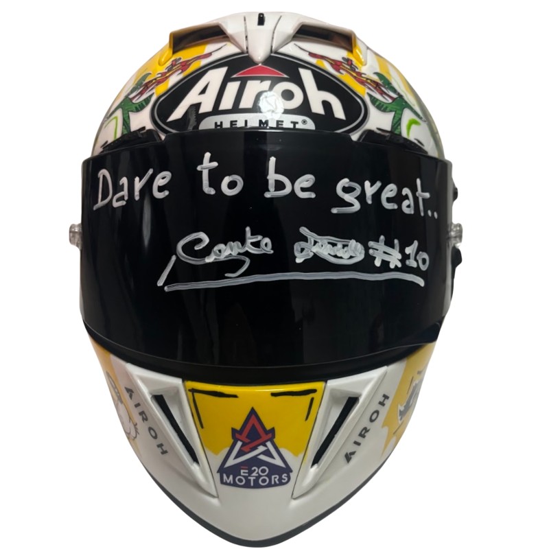 Davide Conte's Signed Helmet - AIROH, Size XS