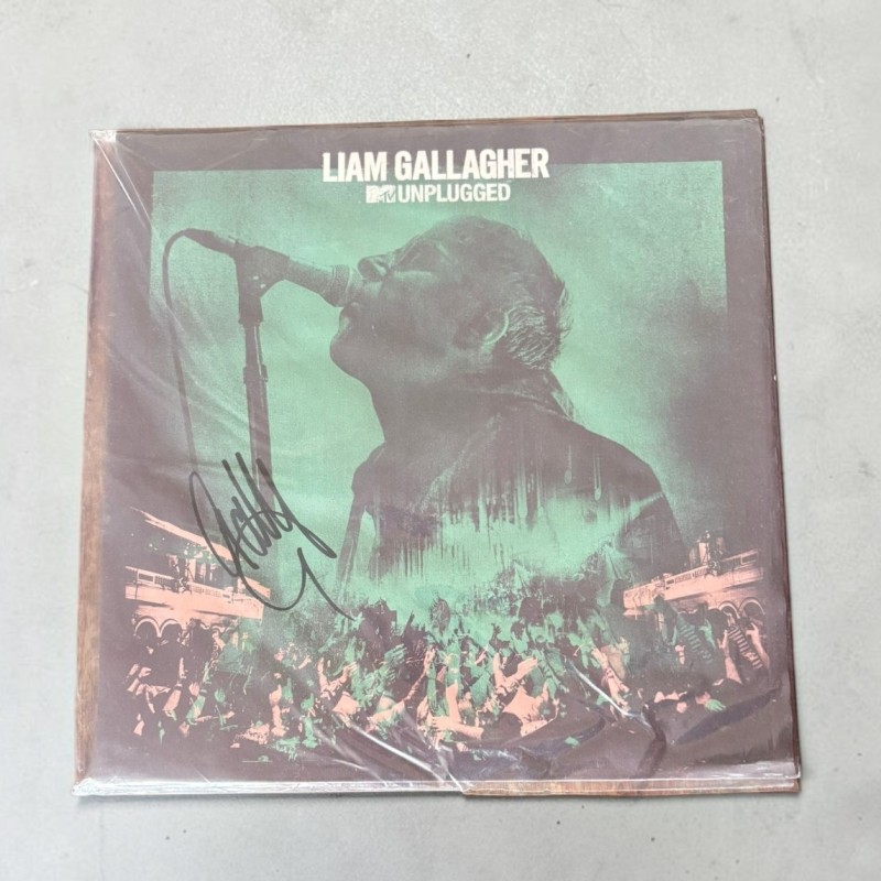 LP in vinile autografato da Liam Gallagher degli Oasis - MTV Unplugged 