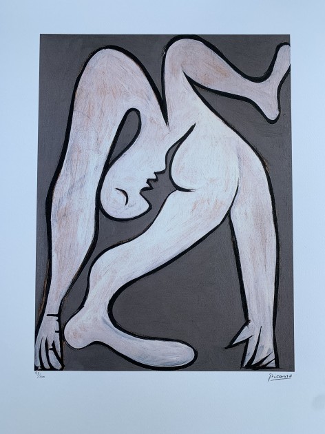 "The Acrobat" Lithograph by Pablo Picasso - Signed