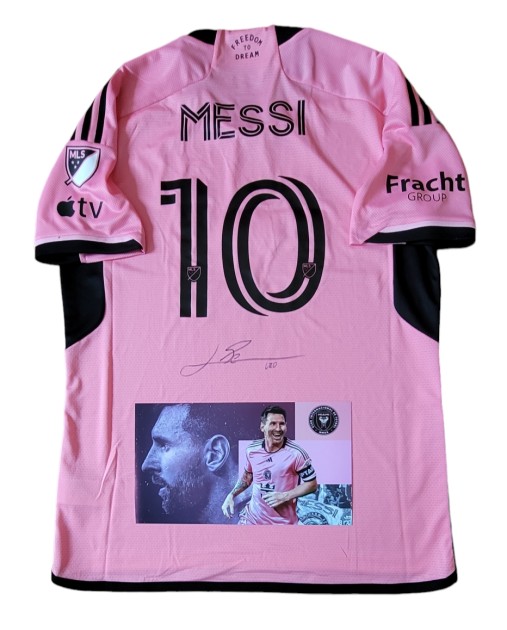 Maglia Messi Inter Miami, preparata 2024/25 - Autografata