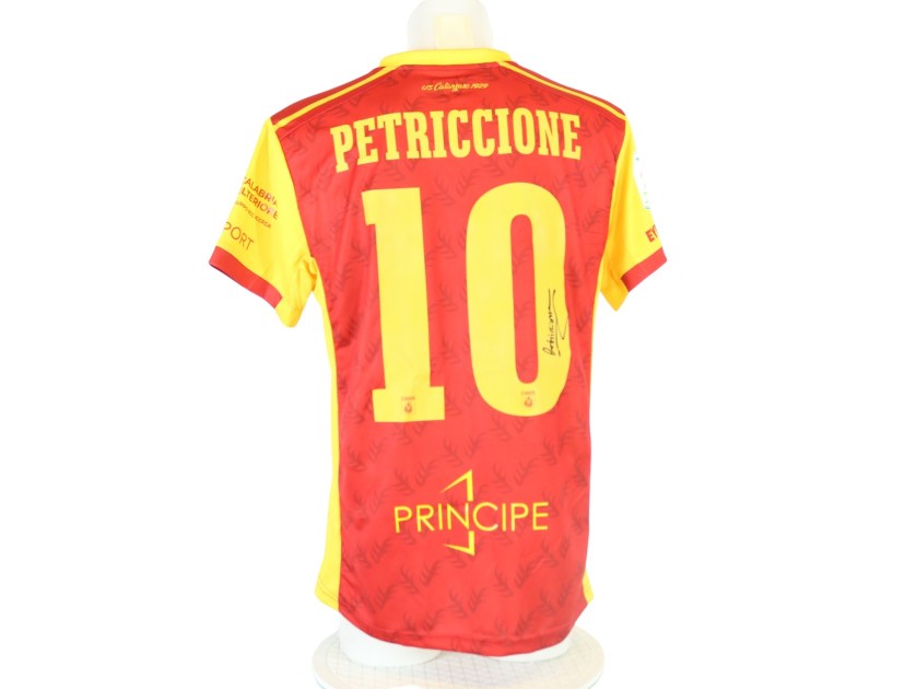 Maglia Petriccione Unwashed Catanzaro vs Frosinone, 2026 - Autografata