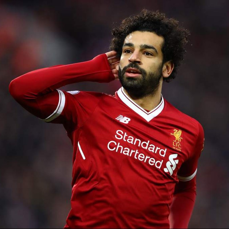 Mohamed Salah Signed Liverpool FC 18/19 Home Shirt