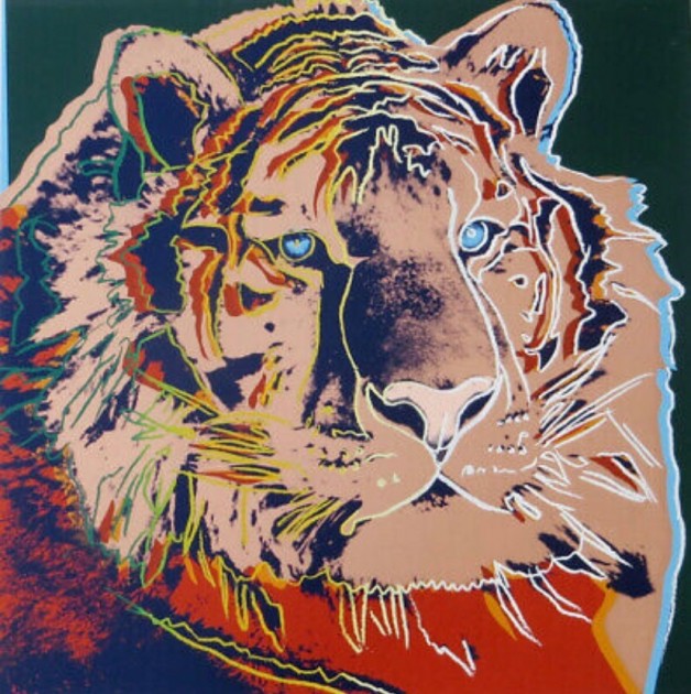 'Siberian Tiger' Unsigned Screenprint by Andy Warhol 