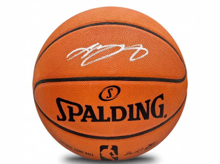 Palla da basket ufficiale Spalding NBA firmata da LeBron James