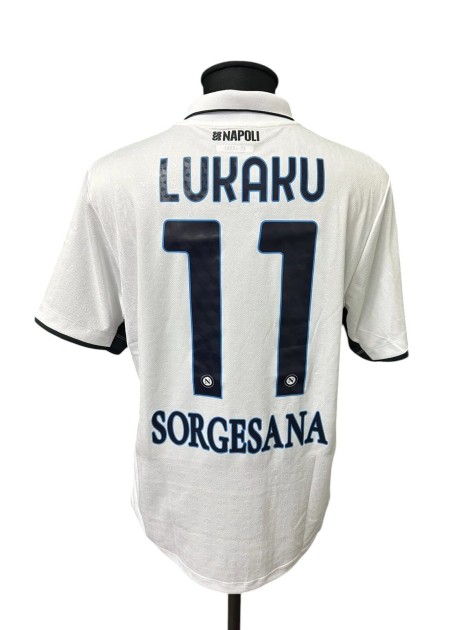 Lukaku's Inter vs Napoli Issued Shirt, 2024