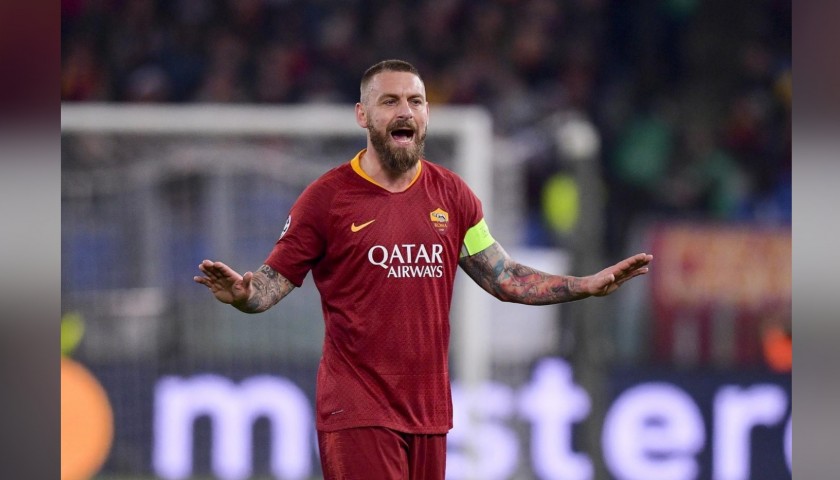 De Rossi's Roma Match-Issue Signed Shirt, 2018/19 