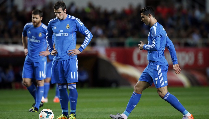 Bale's Match-Issued/Worn Real Madrid Shirt, Liga 2013/14