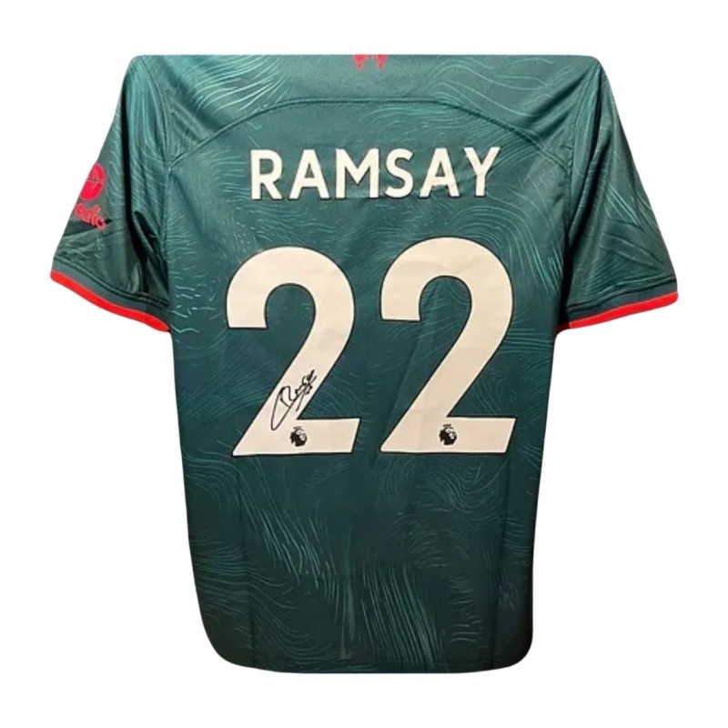 Calvin Ramsay's Liverpool 2022/23 Signed Third Shirt