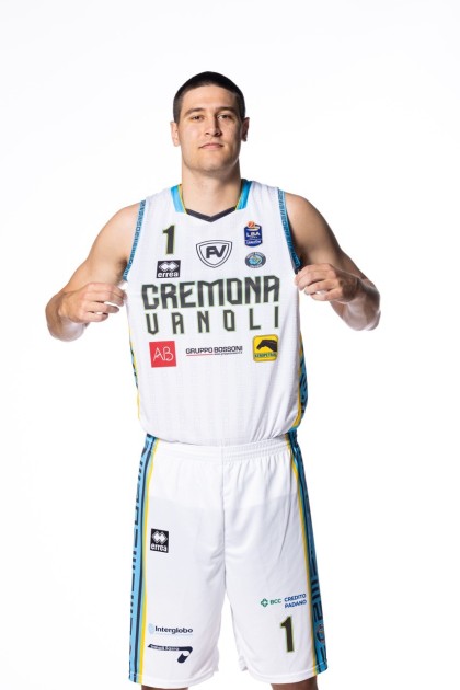 Completo Adrian Vanoli Basket Cremona 2023/24 - Autografato