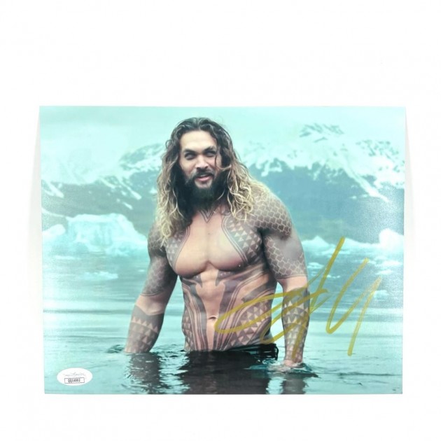 Jason Momoa Signed Aquaman Picture