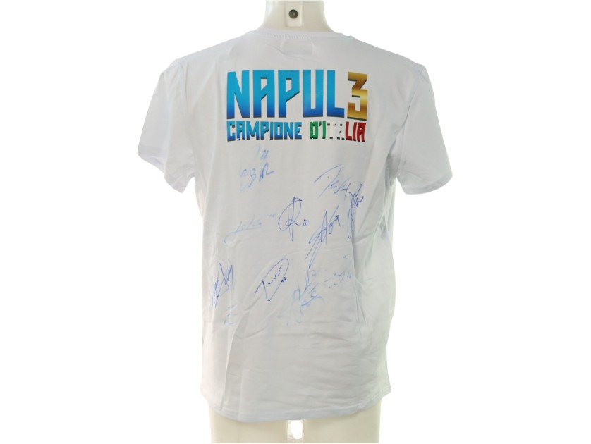 Official Napoli T-shirt - Signed by the Team