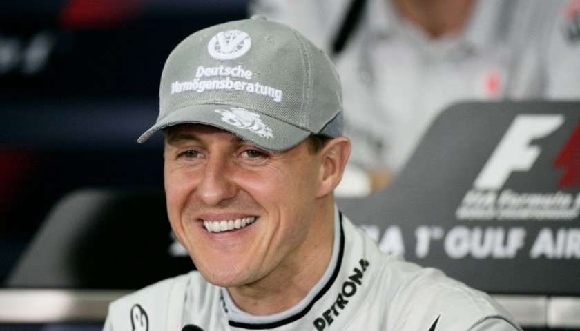 Official Mercedes Cap Signed by Michael Schumacher