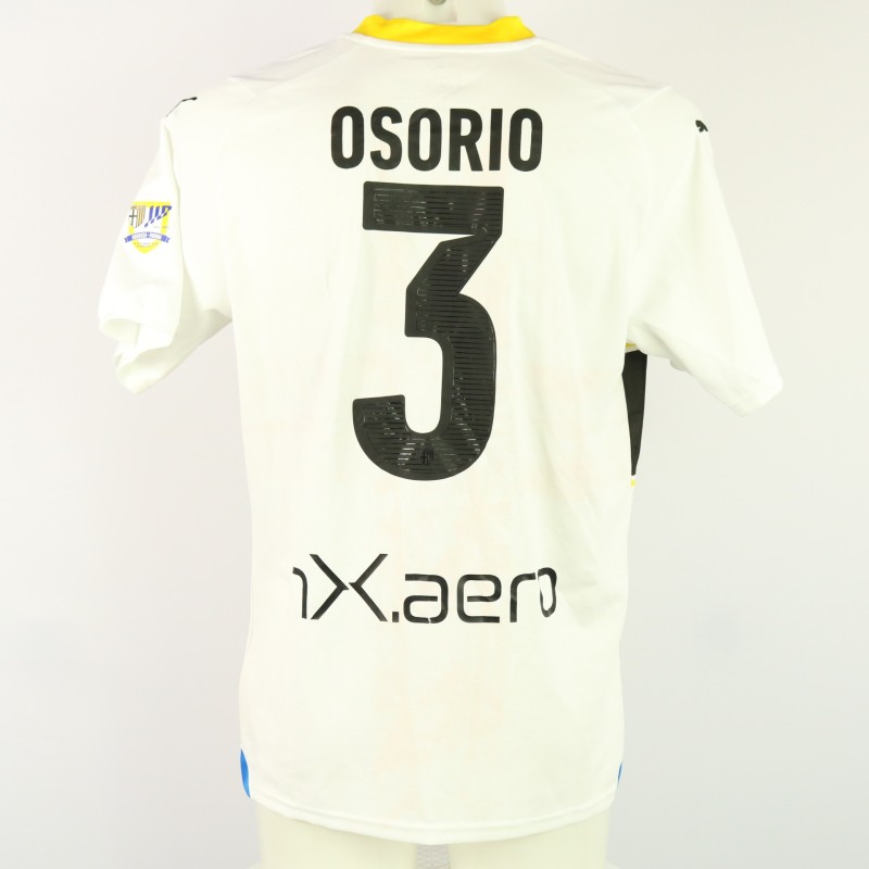 Osorio's Unwashed Shirt, Cosenza vs Parma 2023 - Patch 110 Years