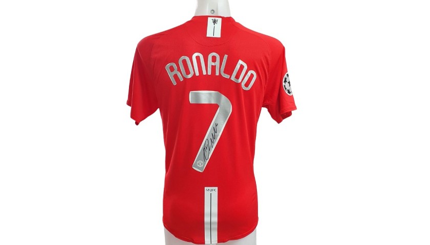 Cristiano Ronaldo's Manchester United Signed and Framed Shirt - CharityStars