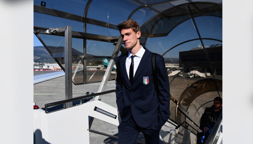 Italy National Football Team Suit Worn by Daniele Rugani