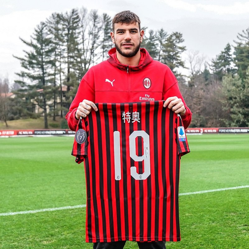 Theo's Official Milan Signed Shirt, Chinese New Year