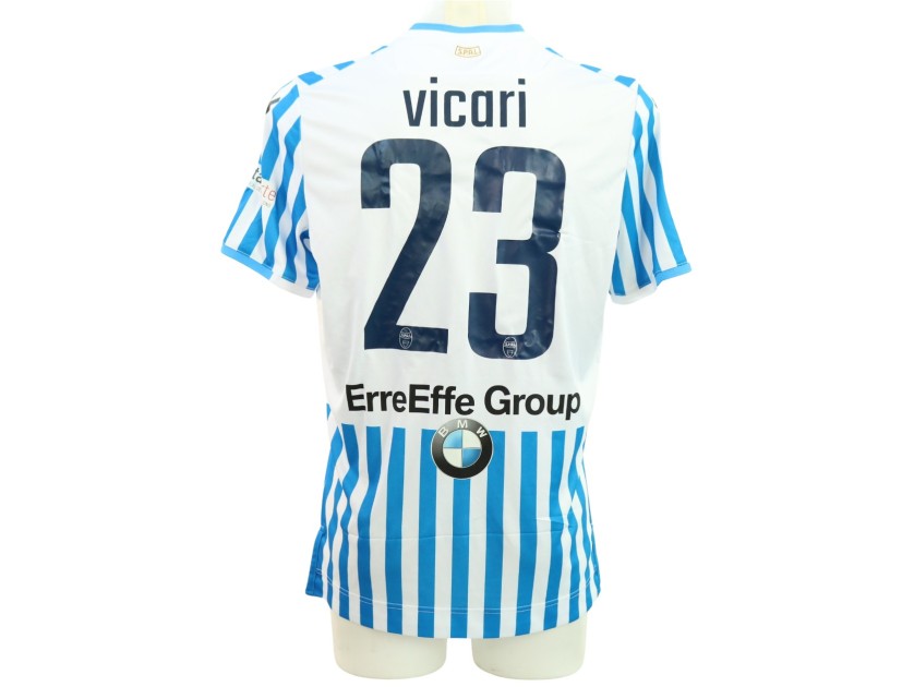 Vicari's Spal Match-Issued Shirt, 2018/19