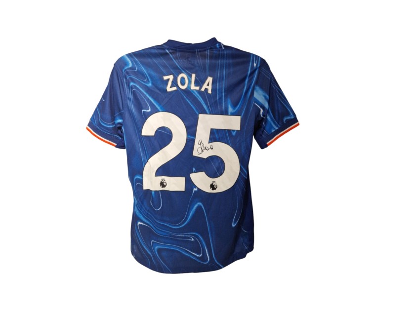 Gianfranco Zola's Chelsea 2024/25 Signed Replica Shirt