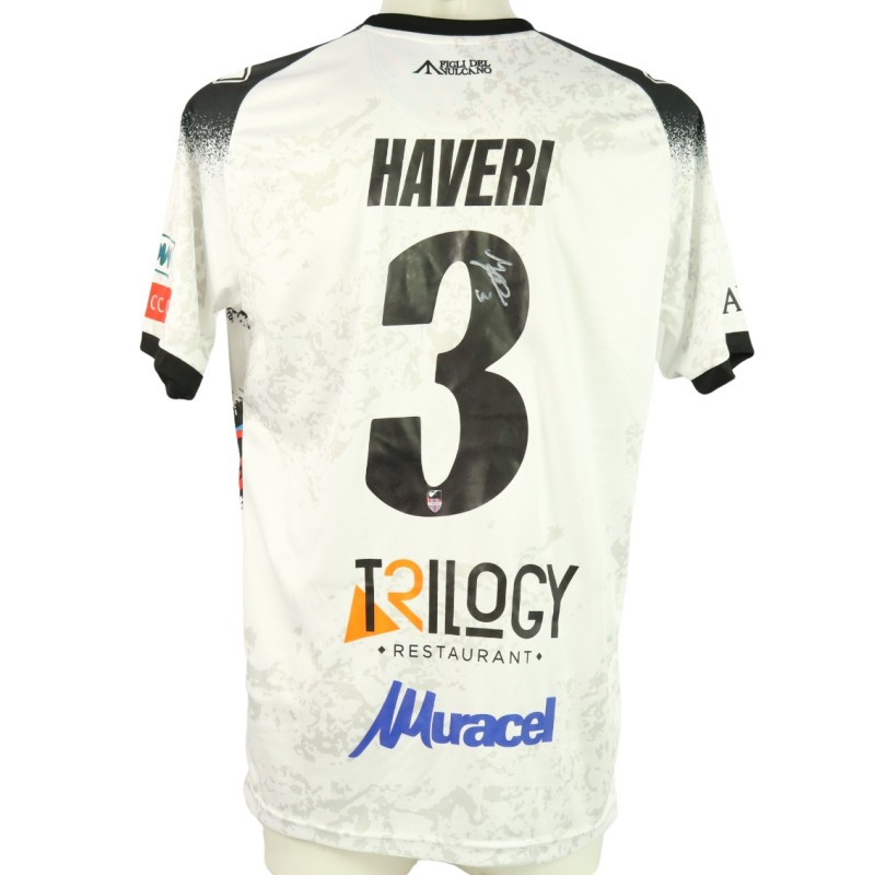 Haveri's Unwashed Signed Shirt, Foggia vs Catania 2024