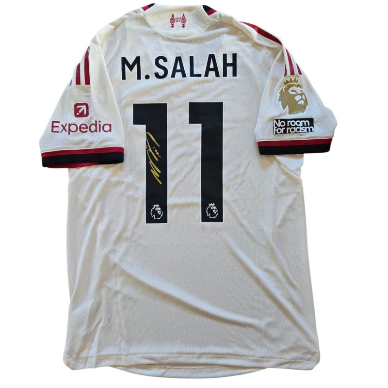 Salah's Liverpool Signed Match-Issued Shirt, West Ham vs Liverpool 2025