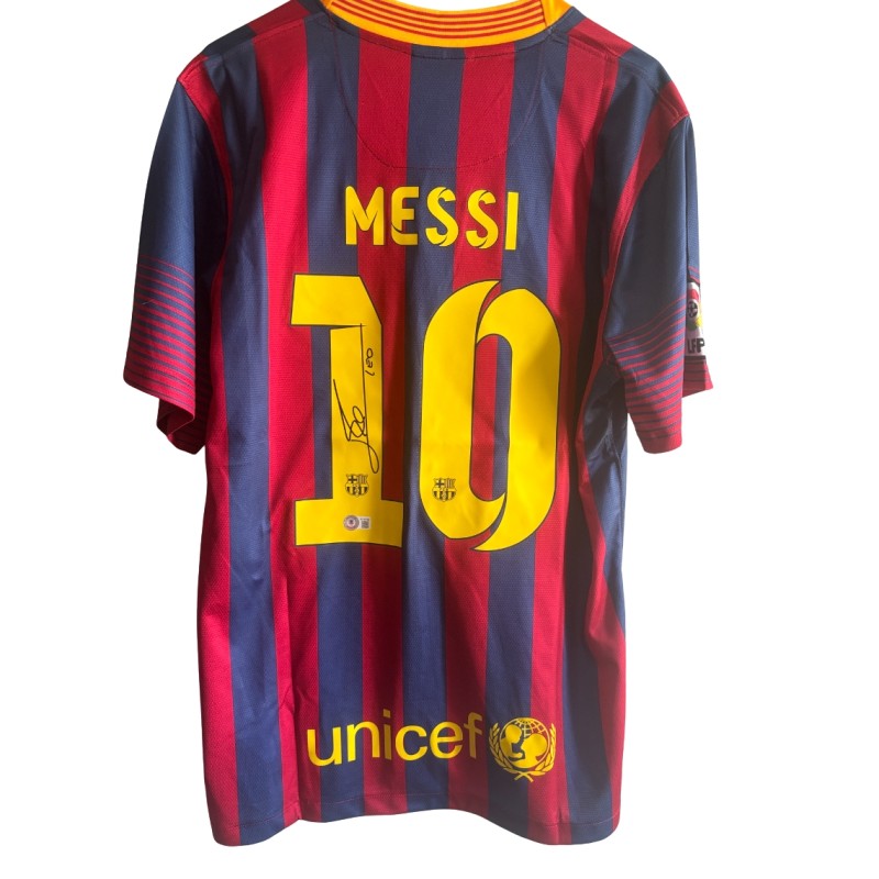 Lionel Messi Signed Barcelona Shirt