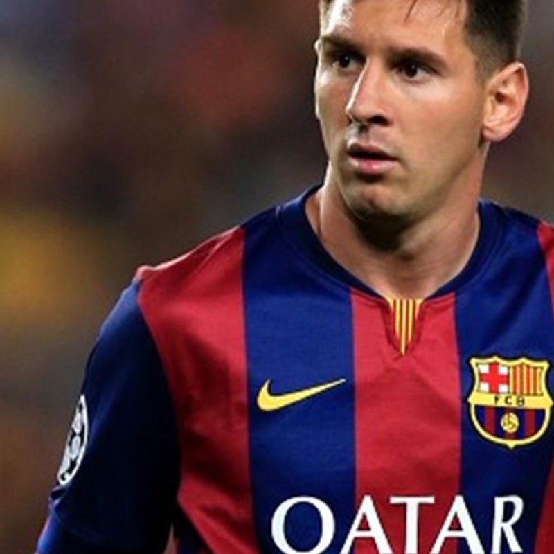 Maglia Messi Barcellona, stagione  2014/2015 - autografata dalla squadra