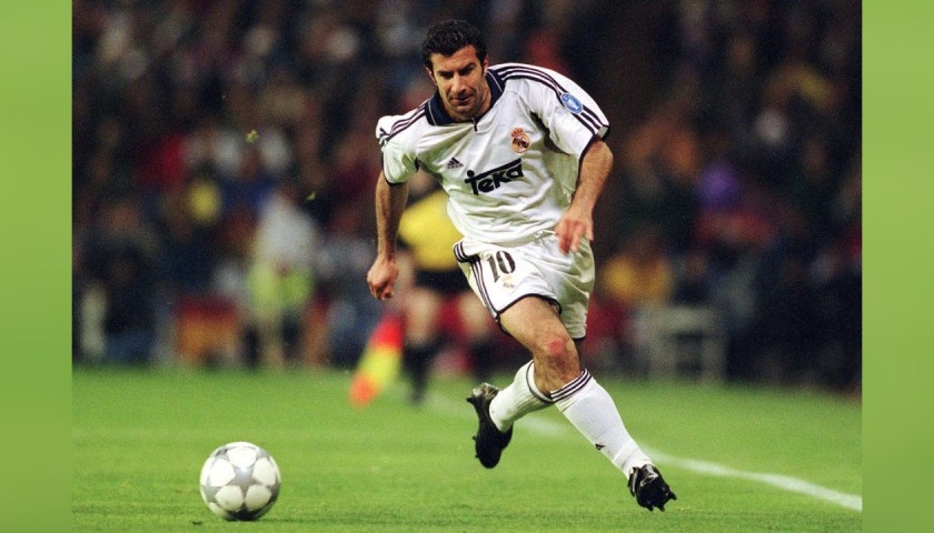 Figo's Official Real Madrid Signed Shirt, 2000/01