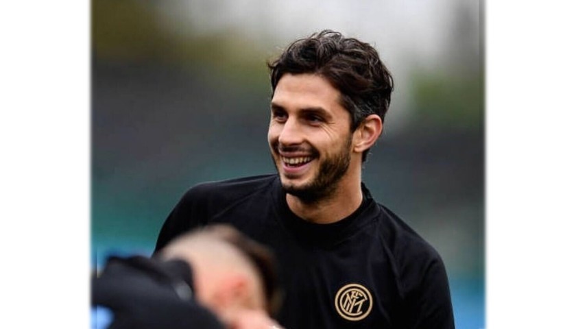 Official Inter Polo Shirt Worn by Andrea Ranocchia