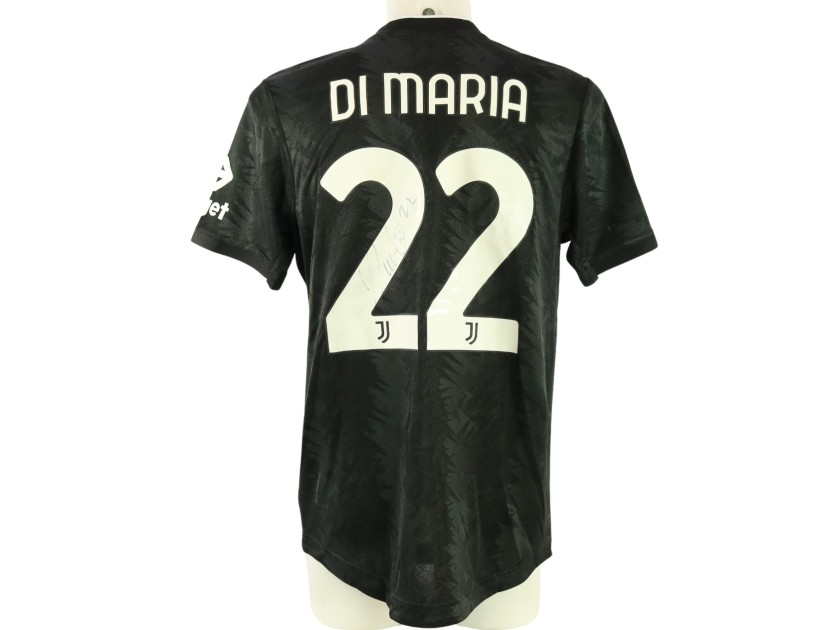 Di Maria's Juventus Signed Match Shirt, Europa League 2022/23 