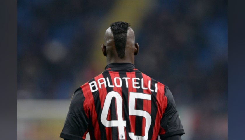 Balotelli's Official Milan Signed Shirt, 2013/14