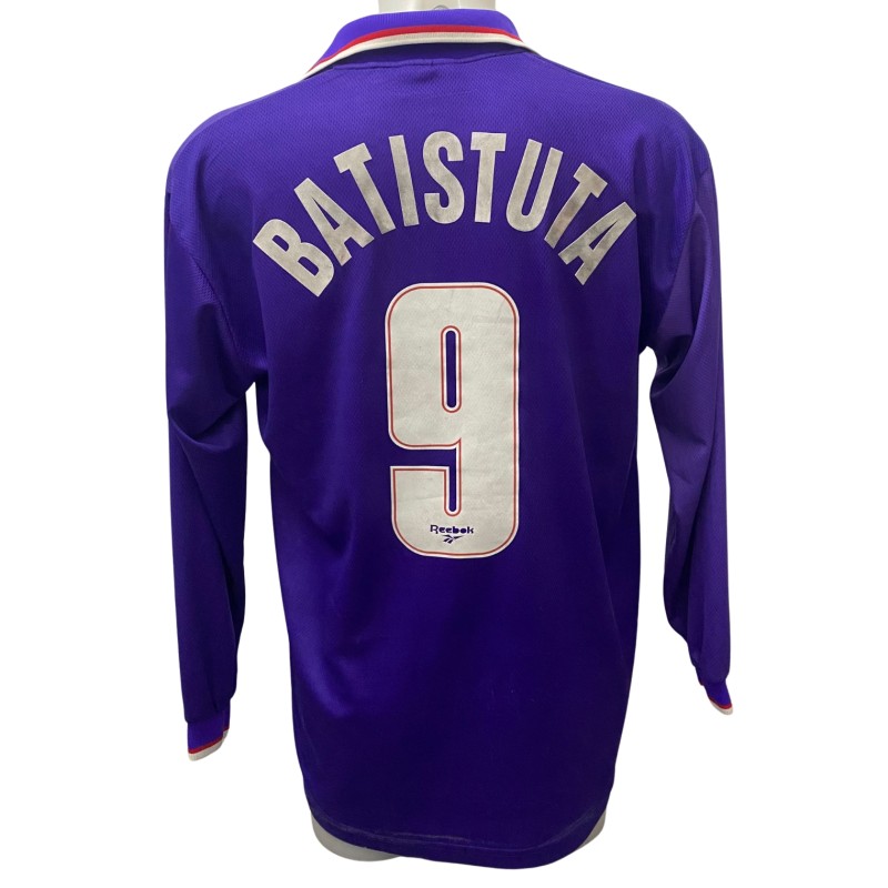 Batistuta's Fiorentina Match-Issued Shirt, 1995/96