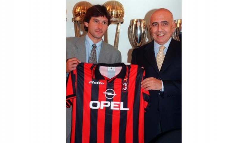 Leonardo's AC Milan Match Shirt, 1997/98