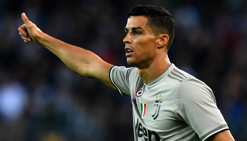 Ronaldo's Juventus Match Shirt, 2020/21 - CharityStars