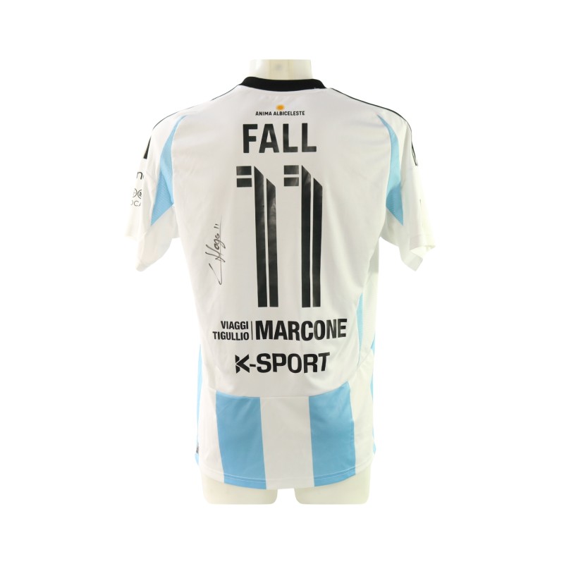 Maglia Fall unwashed Virtus Entella vs Pontedera, 2025 - Autografata