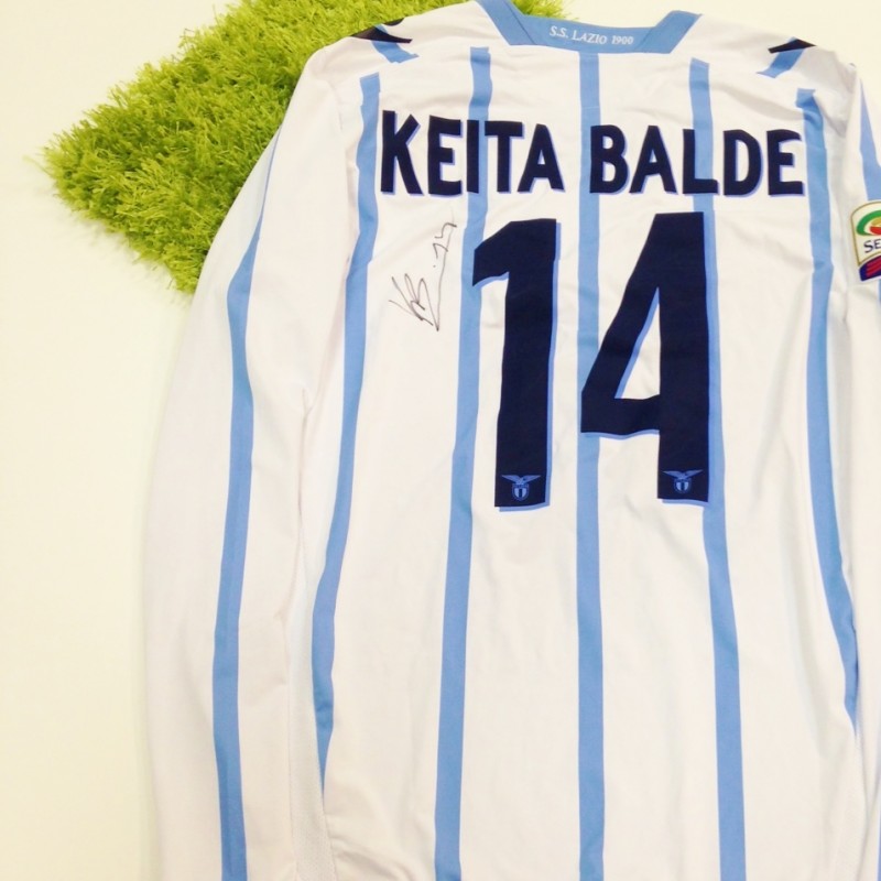 Maglia Keita indossata, Chievo Verona-Lazio Serie A 2014/2015 - firmata