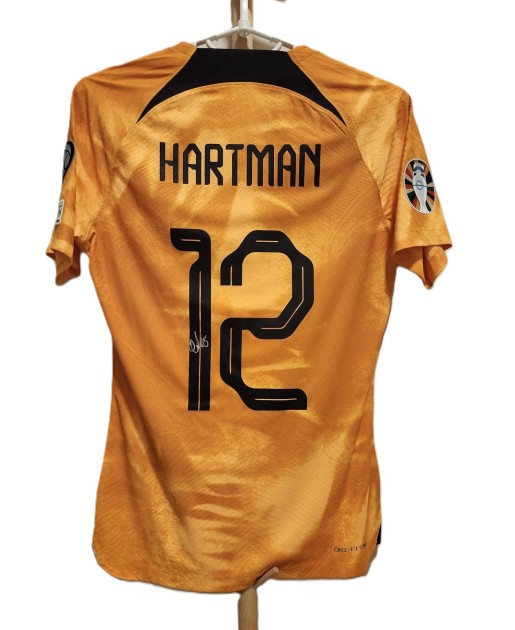 Hartman's Netherlands Signed Issued shirt vs Greece 