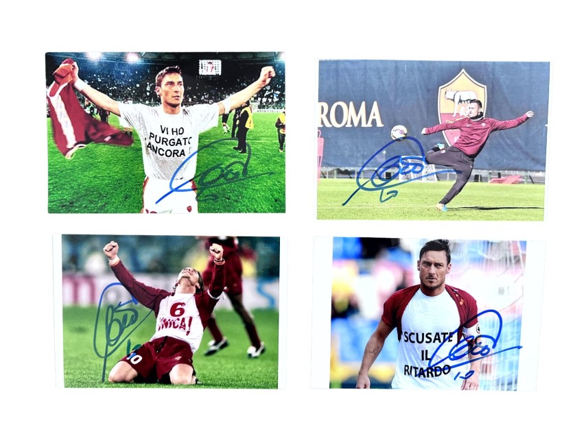 Raccolta di Foto - Autografate da Francesco Totti