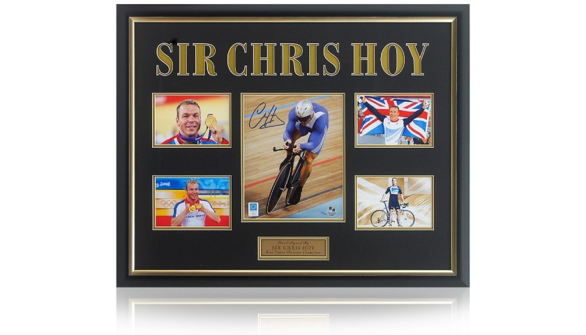 Sir Chris Hoy Signed London 2012 Olympics Numbered Photo