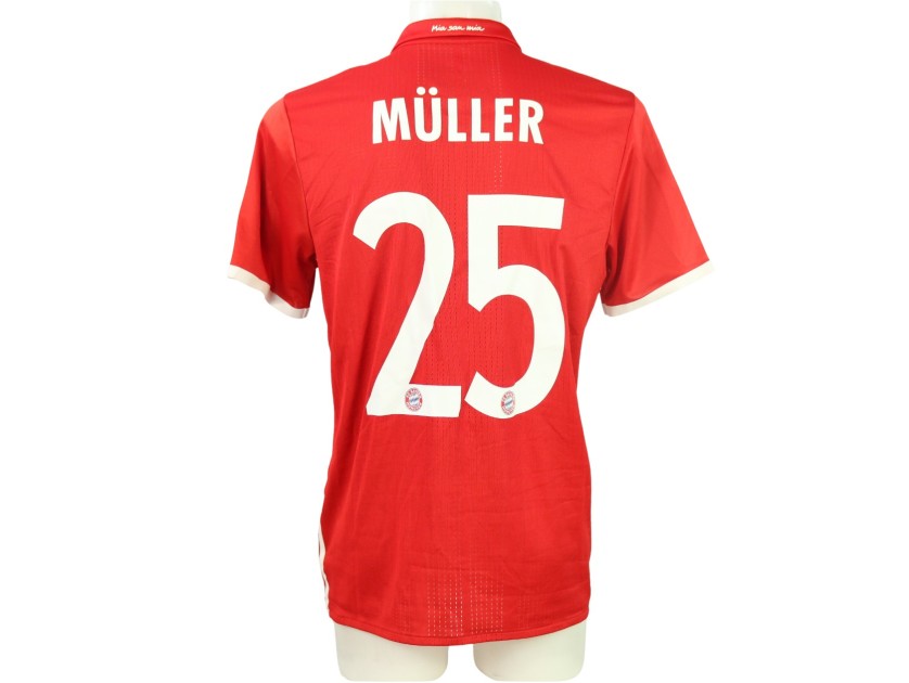 Muller's Bayern Monaco Issued Shirt, UCL 2016/17