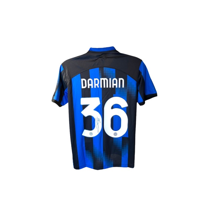 Matteo Darmian's Inter Milan 2023/24 Signed Replica Shirt