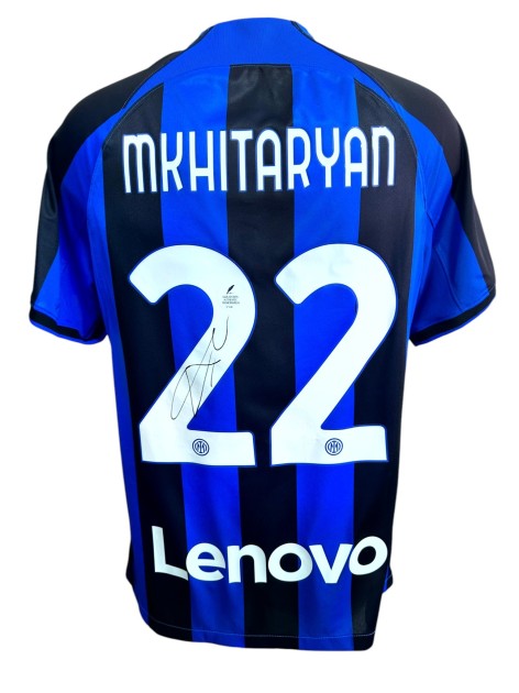 Mkhitaryan's Inter Signed Official Shirt, 2022/23