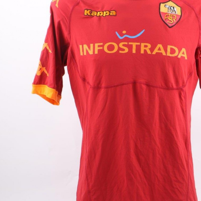 Brighi's AS Roma match issued/worn shirt, Tim Cup 2011