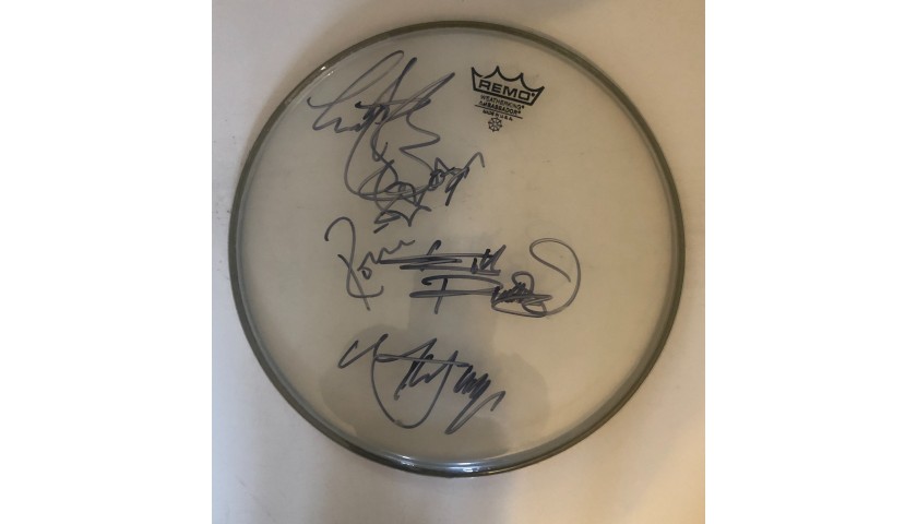 Rolling Stones Fully Signed Drumskin