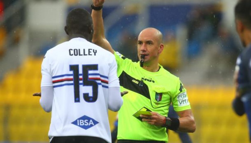 Colley's Worn Shirt, Parma-Sampdoria - #Blucrociati