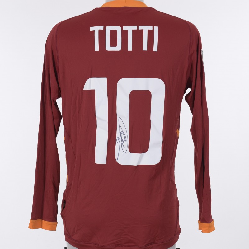 Francesco Totti's AS Roma Signed Shirt,  2011/2012