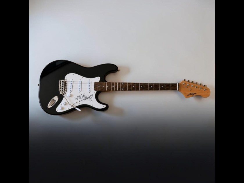 Keith Richards of The Rolling Stones Signed Stratocaster Style Electric Guitar
